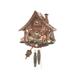 Cuckoo Clock Black Forest house with moving fisherman EN 4719