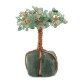 2 PCS Crystal Tree Feng Shui Tree Natural Tumbled Stones Money Tree for Home Office Table Decorations