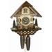 Cuckoo Clock Black Forest house 8 day running time walnut