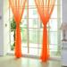 Noarlalf Curtains for Bedroom Curtain Sheer Window Panel Pure Door 2 Scarf Pcs Drape Color Tulle Or Home Decor Home Decor 20*17*2