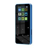 GEjnmdty TFT Touch Bluetooth-compatible MP3 MP4 Player FM Video Walkman (Blue No Card)