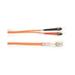 Black Box Om1 62.5/125 Multimode Fiber Optic Patch Cable - Ofnr Pvc St To Lc Orange 5-m (16.4-ft.) (FO625005MSTLC)