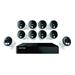 Night Owl Expandable 12 Channel Wired Bluetooth DVR with 10 Wired Cameras