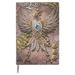 A5 Retro Lined Writing Paper Embossed Phoenix Notepad Sketchbook for Collection