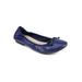 Women's Sunnyside II Flat by White Mountain in Navy Smooth (Size 6 M)