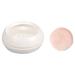 1 Set 10g Empty Makeup Powder Container Reusable Plastic Loose Powder Compact Container with Sponge Powder Puff for Home Use