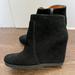 Nine West Shoes | Nine West Black Suede Ankle Booties. Worn Once | Color: Black | Size: 8.5