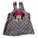 Disney Bottoms | Disney Baby Polka Dotted Overalls | Color: Gray/Pink | Size: 6-9mb