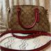 Coach Bags | Coach Monogram Small Chain Bag | Color: Red | Size: Small