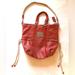 Coach Bags | Coach Poppy Lg Spotlight Washed Leather Shldr Bag | Color: Orange/Red | Size: Os