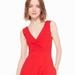 Kate Spade Dresses | Kate Spade (New) Broome Street V Neck Ponte Knit Dress | Color: Red | Size: 8