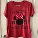 Disney Tops | Disney Minnie Original Mouseketeer Tee | Color: Black/Red | Size: Xl