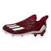 Adidas Shoes | Adidas Adizero Football Cleats Power Red Cloud White Gw5058 Size 12 | Color: Red | Size: 12