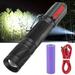 Wholefire XHP50 High Lumens Rechargeable Flashlight EDC Tactical Gear 5Modes Waterproof Torch for Outdoor/Hunting/Emergencies/Hiking/Camping