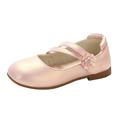 JDEFEG Shoes Girls 4 Years Girl Shoes Small Leather Shoes Single Shoes Children Dance Shoes Girls Performance Shoes Little Girl Canvas Pink 29