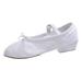 JDEFEG Casual Womens Shoes Size 9 Women s Canvas Dance Shoes Soft Soled Training Shoes Ballet Shoes Sandals Dance Casual Shoes Low Wedge Formal Shoes White 38