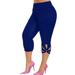 KI-8jcuD High Compression Leggings For Women Leggings Size Women Fashion Waist Elastic Casual Hollow Solid Plus Pants Pants Pants For Women Womens Leggings With Pockets Under Shorts Women Cotton Hig