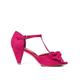 Joe Browns Damen Peep-Toe-Schuhe mit Schleife vorne, T-Steg, Sandalen Pumps, hot pink, 37 EU