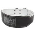 Gorilla Wear 4 Inch Padded Leather Belt - schwarz - Bodybuilding und Fitness Gürtel für Damen und Herren, L-XL
