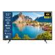 TELEFUNKEN XU55SN550S 55 Zoll Fernseher/Smart TV (4K Ultra HD, HDR, Triple-Tuner, Dolby Atmos) - Inkl. 6 Monate HD+ [2023], Schwarz