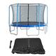 Replacement Safety Enclosure Net Netting, Trampoline Safety Net Bounce Replacement Safety Nets Perfect Bounce Fits Most Trampolines with Round Frames Black