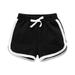 JDEFEG Girls Bike Shorts Size 7 Baby Girls Boys Shorts Cotton Active Running Sleeping for Toddler Kids Big Girl s Boy s Summer Beach Sports Girls Gymnastic Shorts Black 160