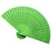 Wendunide Home Decor Sandalwood Fan Openwork Carved Wooden Fan Wedding Fan 20Cmshooting Props Green