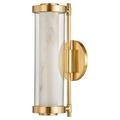 433-14-VB-Corbett Lighting-Caterina - 8W 1 LED Wall Sconce-14.25 Inches Tall and 5 Inches Wide-Vintage Brass Finish