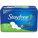 Stayfree Ultra Thin Super Long Pads with Wings For Women Reliable Protection and Absorbency of Feminine Moisture Leaks and Periods 32 count - Pack of 4