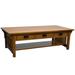 Mission Crofter Style 6 Drawer Coffee Table