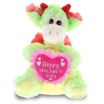 DolliBu Happy Mother’s Day Super Soft Plush Dragon Doll Figure - 8 inches