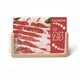 Pork Chops Meat Food Texture Desk Calendar Desktop Decoration 2023