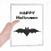 bat happy fear halloween notebook loose diary refillable journal stationery