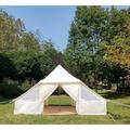 Teepee Tent 16.4X13ft Touareg 900D Oxford Waterproof Glamping Tent With Double Door Outdoor Bell Tent For 6-8 Persons