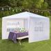 Patio Tent 10 x 10 with 4 Sides Walls Waterproof Outdoor Party Tent Gazebo