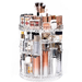 Makeup Organizer 360 Degree Rotating Cosmetic Storage Organizer 7-Layer Adjustable Makeup Display Case Fits Jewelry Makeup Brushes and Lipsticks Clear Acrylic