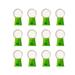 OUNONA 12pcs Funny Grabbing Catcher Machines Plastic Mini Candy Machines Rotatable Candy Catcher Machines Children Toys for Party (Light Green)