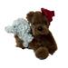 Tiny Handmade Teddy Bear- DIY Animal Pocket Hug of Teddy Bear with Small Elephantï¼ŒCute Collectibleï¼Œ3.9inch
