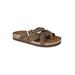 Women's Harrington Leather Sandal by White Mountain in Brown Leather (Size 5 M)