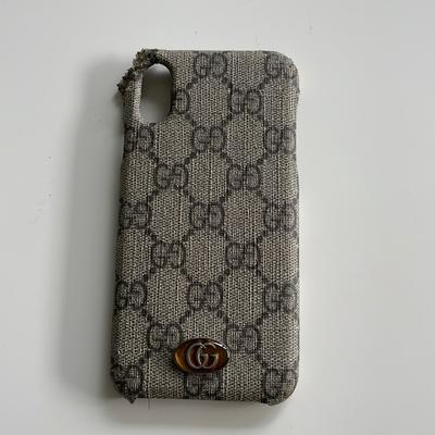 Gucci Cell Phones & Accessories | Gucci Cell Phone Case W Damage. | Color: Brown/Tan | Size: Os