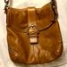 Coach Bags | Coach G3s 9480 Vintage Tan Leather Crossbody Bag (Ink Stains) | Color: Tan | Size: Os