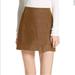 Free People Skirts | Free People Modern Femme Vegan Leather Skirt 8 | Color: Brown | Size: 8