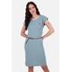 Sommerkleid ALIFE & KICKIN "ElliAK A Shirt Dress Damen Sommerkleid, Kleid" Gr. XL, Normalgrößen, blau (storm melange) Damen Kleider Sommerkleider