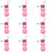 Disney Accessories | (10) Lot Of Minnie Mouse Pinkbow Wholesale Simple Dimple Keychain Pop Fidget Toy | Color: Pink/White | Size: Disney