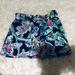 Lilly Pulitzer Bottoms | Lilly Pulitzer Toddler Girl Navy Floral Skort Sway This Way | Color: Blue/Pink | Size: Sg