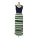 Gilli Casual Dress - Maxi: Blue Stripes Dresses - Women's Size X-Large