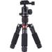 XILETU FM5S Portable Mini Tripod with 360° Arca-Type Ball Head (Red) FM5S-R