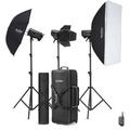 Godox QT600IIIM Studio Flash Monolight (3-Light Kit) QT600IIIM-D