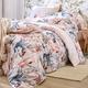 Housse de couette 240x220 beige rosé en coton