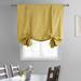 Exclusive Fabrics Solid Blackout Cotton Tie-Up Window Shade (1 Panel)